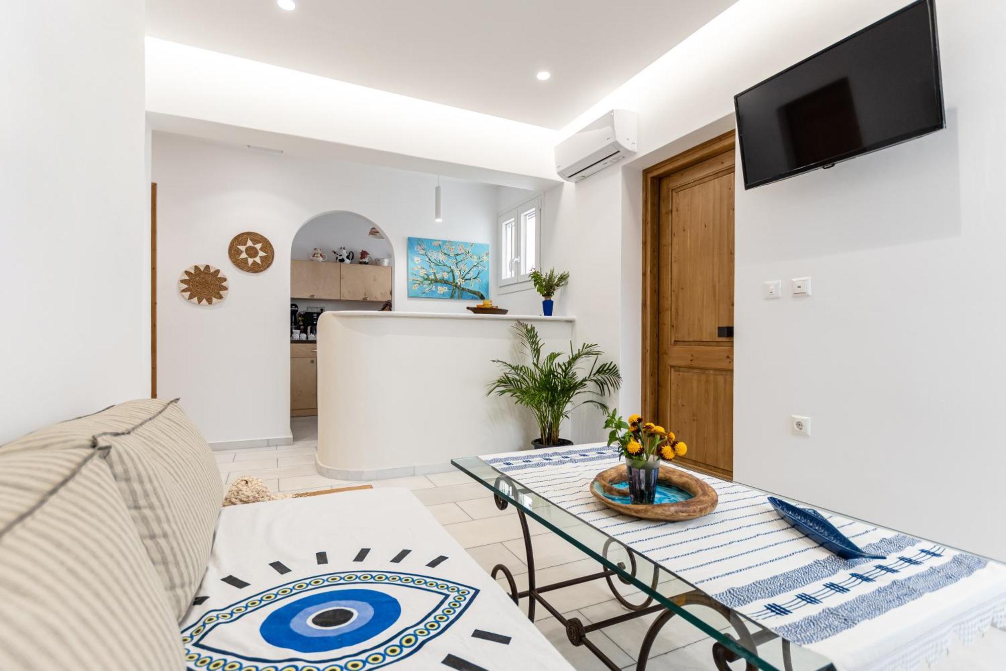 Naxos City Galazia Boutique Apartments מראה חיצוני תמונה