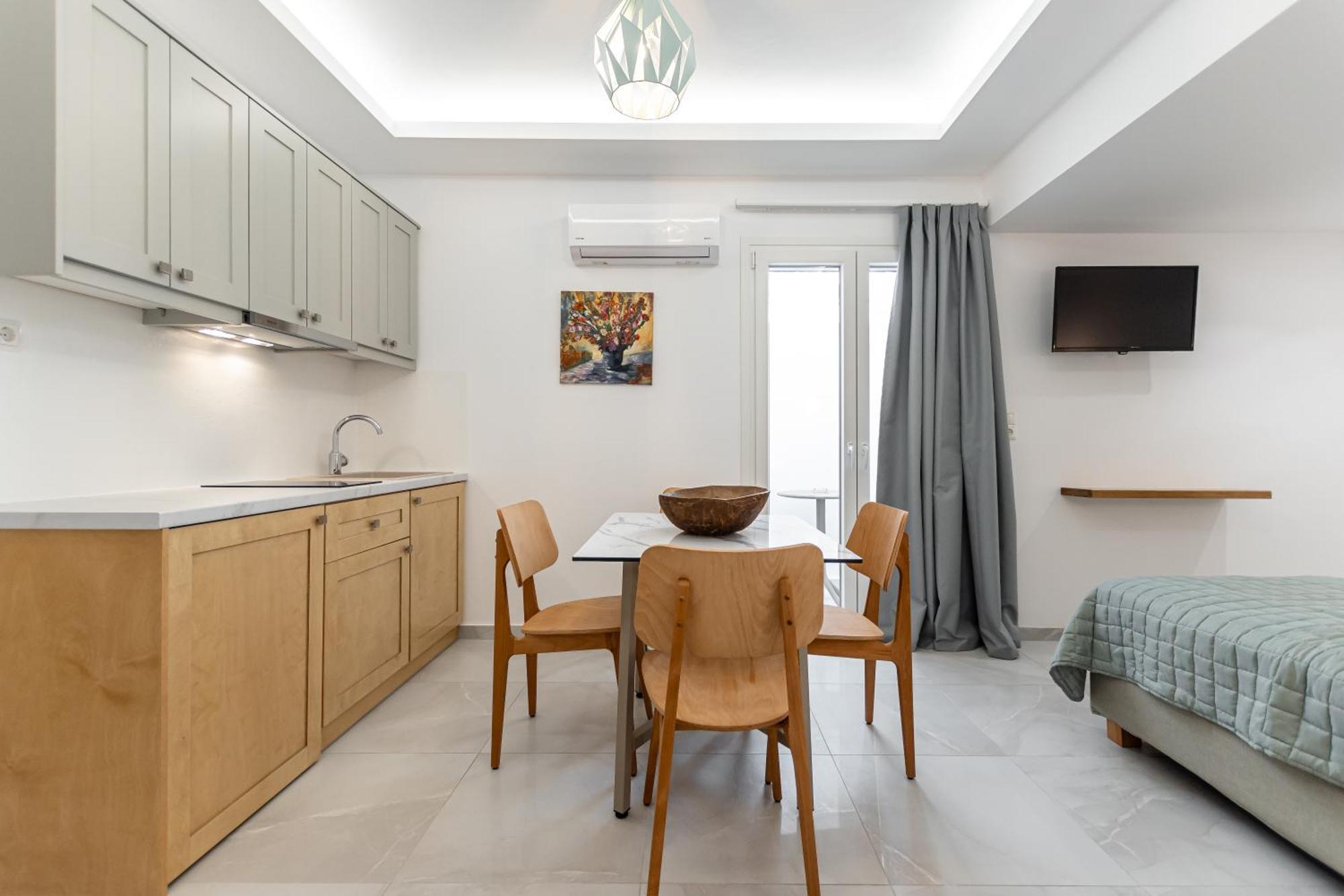 Naxos City Galazia Boutique Apartments מראה חיצוני תמונה