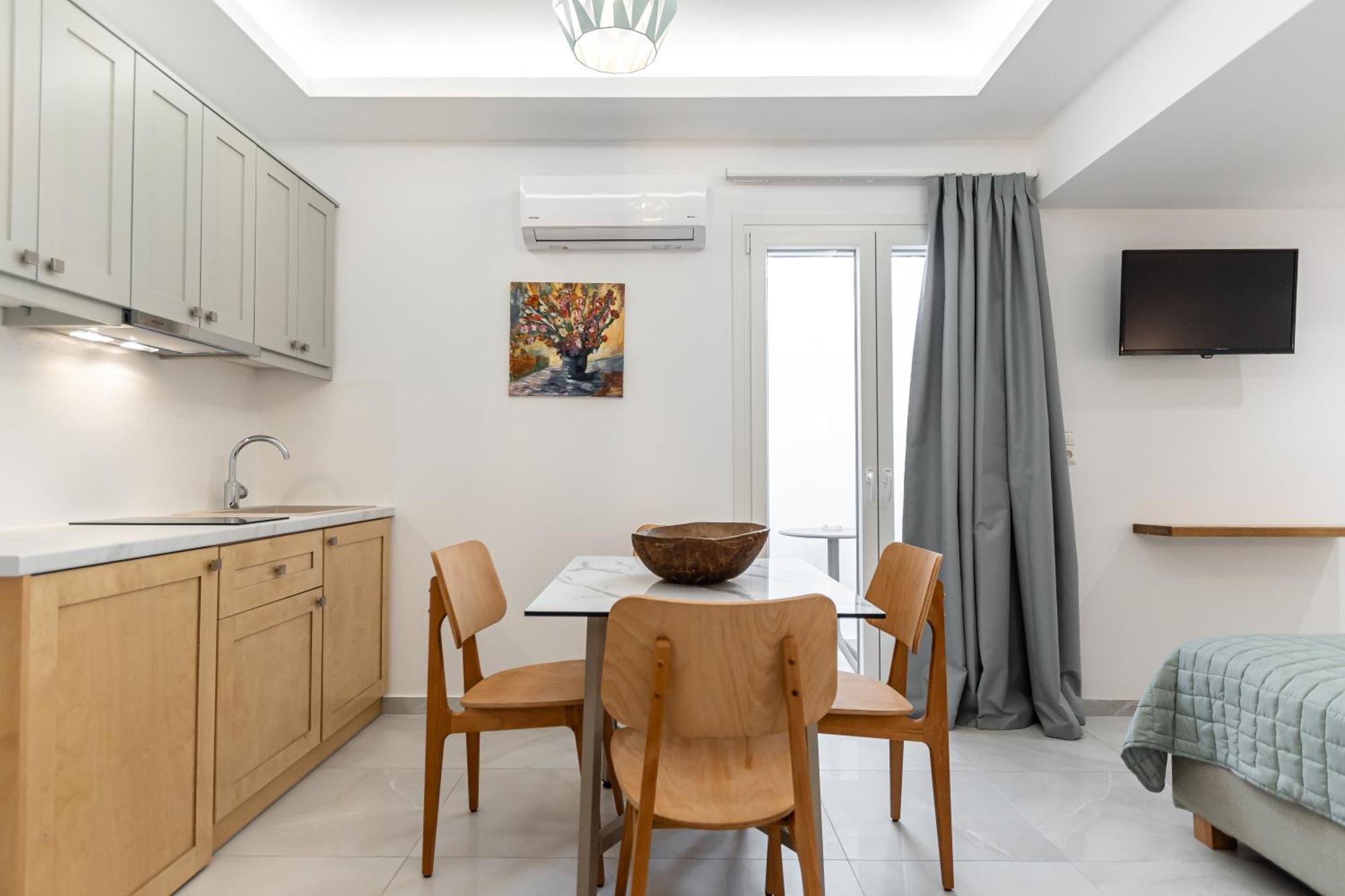 Naxos City Galazia Boutique Apartments מראה חיצוני תמונה